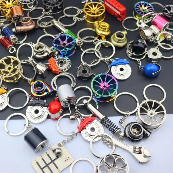 Mini Creative Wheel  Car Keychain