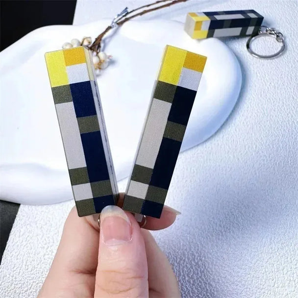 Mini Torch Light Car Keychain