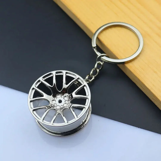 Mini Creative Wheel  Car Keychain