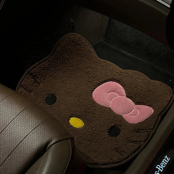 Warm Hello Kitty Car Seat Anti-slip For Autumn and Winter