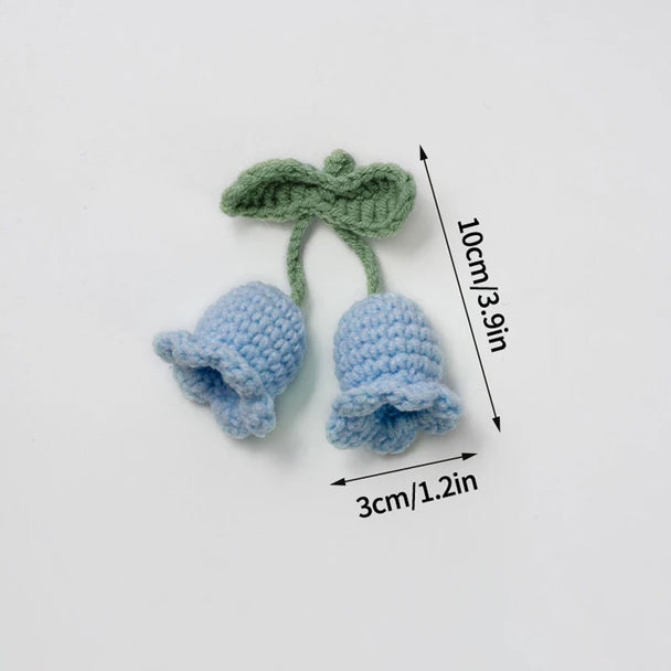 Crochet Flowers Hanging Car Accessories