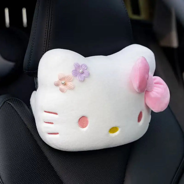 Hello Kitty car cushion, shoulder protection & seat belt