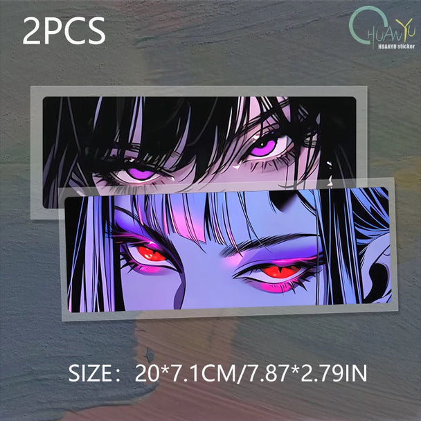 Anime Reflective Car Stickers