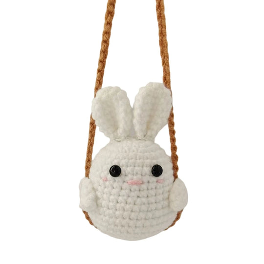 Cartoon Animal Crochet Car Accessories