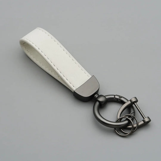 Leather Car Keychain for Men and Women