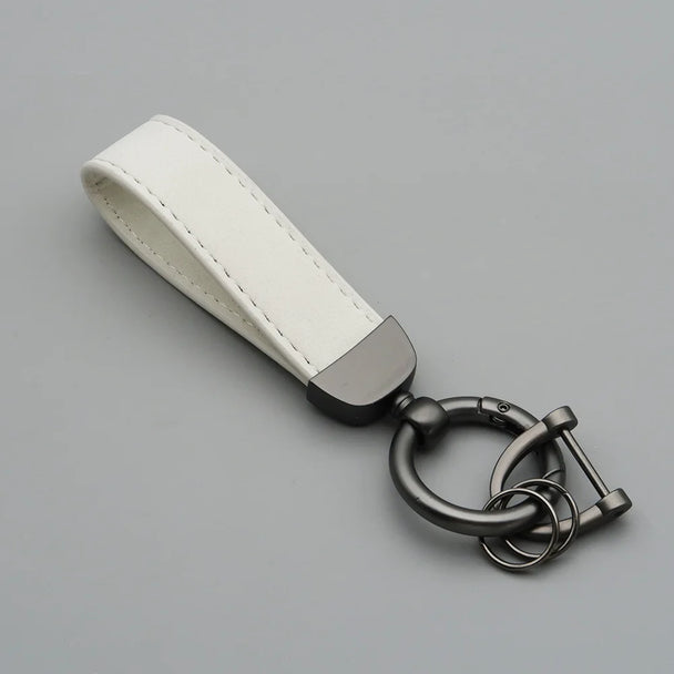 Leather Car Keychain for Men and Women