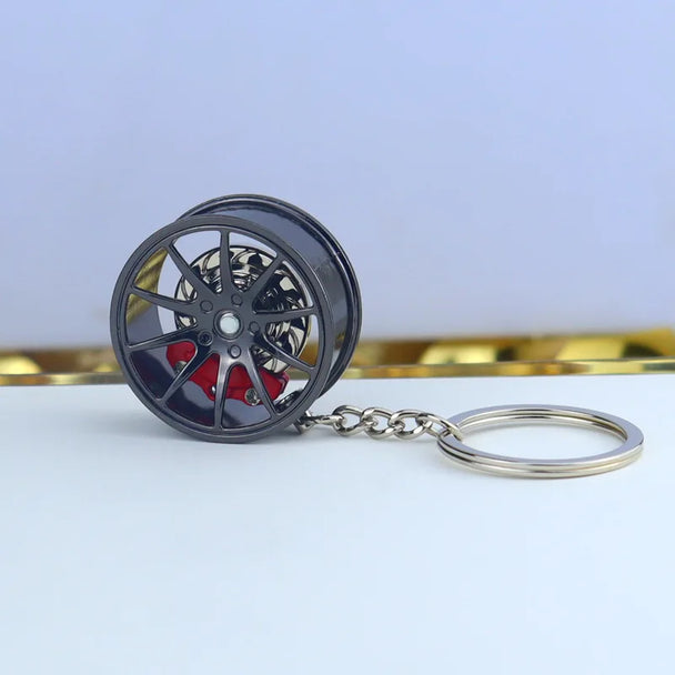 3D Wheel Keychain For Men