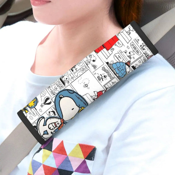 Snoopys Car Seat Belt Pads 2 PCS