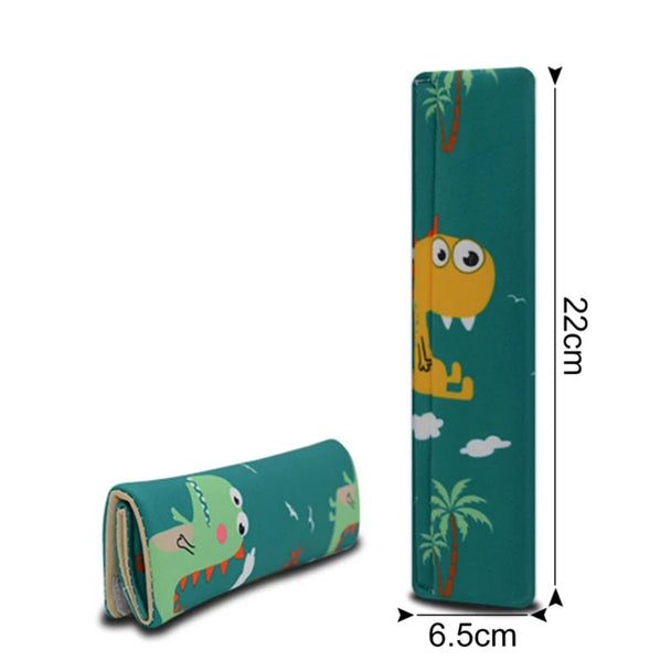 1 Pair Cartoon Car Seatbelt Padding Cover For  Kids