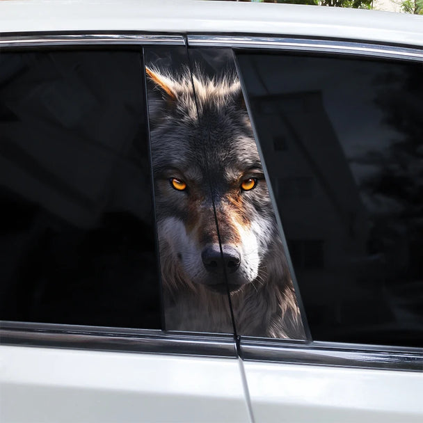 Auto Car Stickers 3D Wolf