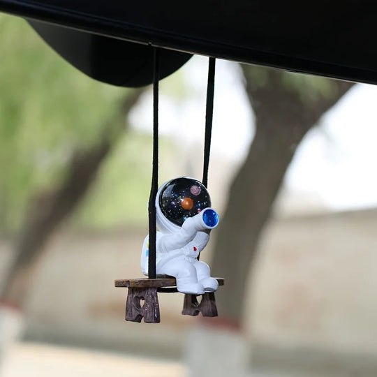 Astronaut Car Hanger Mirror