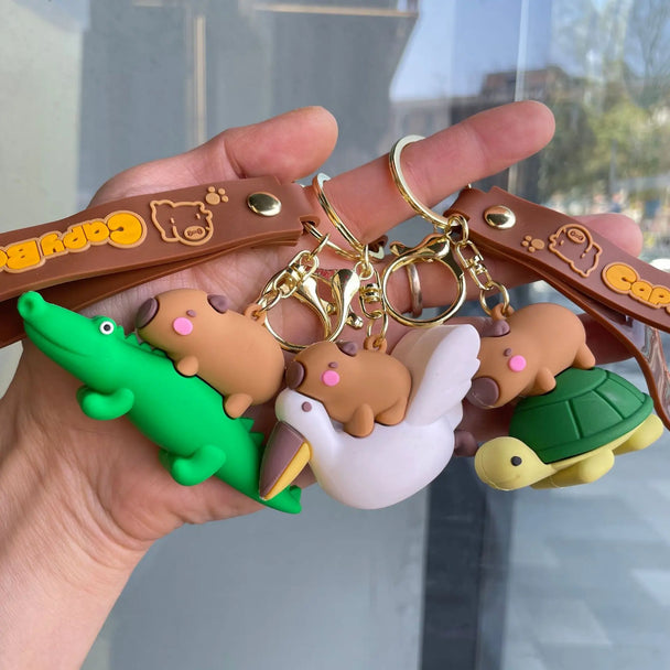 Cute Capybara Keychains For Car