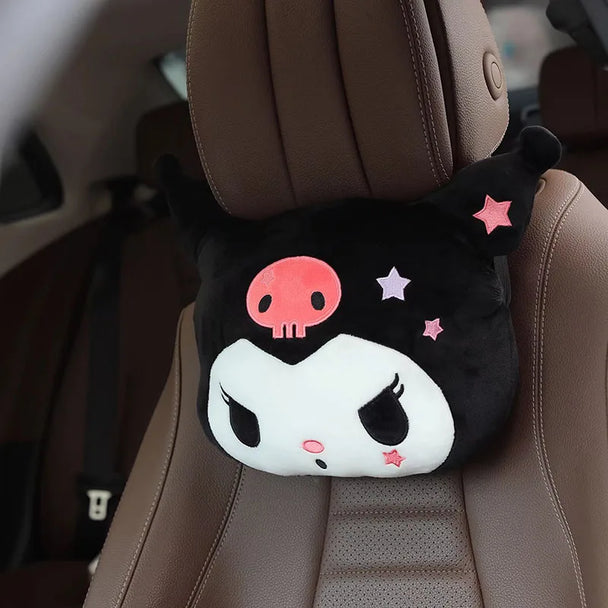 Seat Belt Cover & Kuromi Pillow For Car