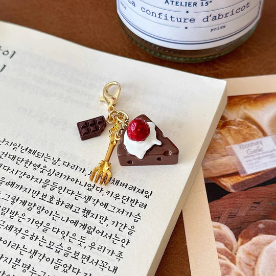 Food Toys Car Keychain Accessories Gift