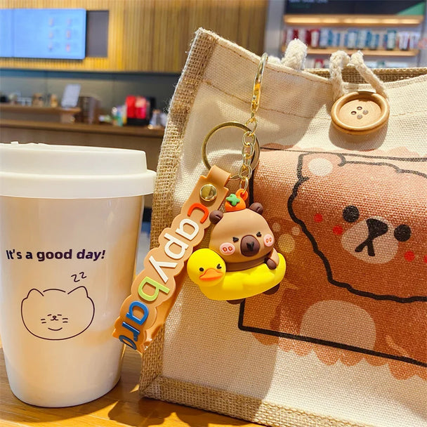 Cute Capybara Car Keychain Gifts