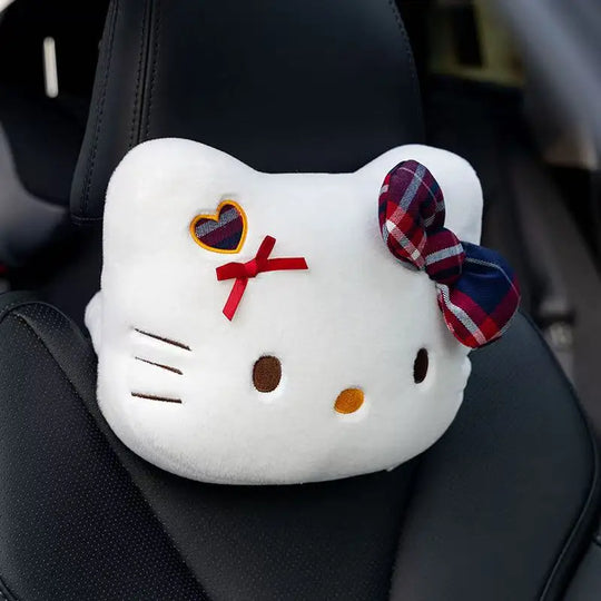 Hello Kitty car cushion, shoulder protection & seat belt
