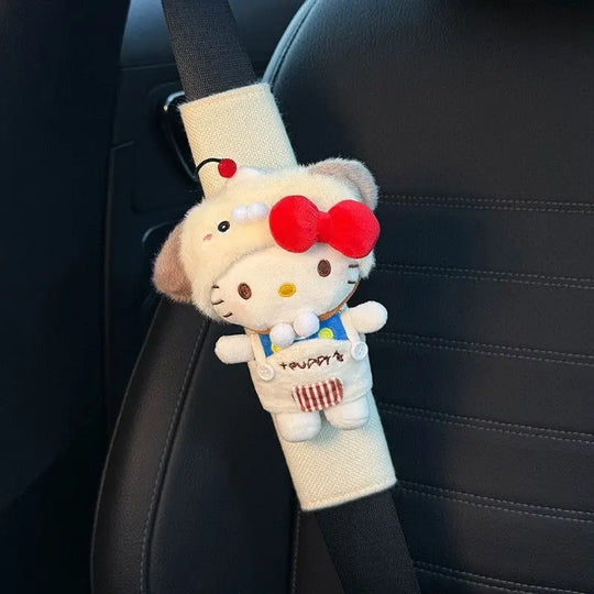 Cute Hello Kitty Seat Belt Cover Car | AutoMania