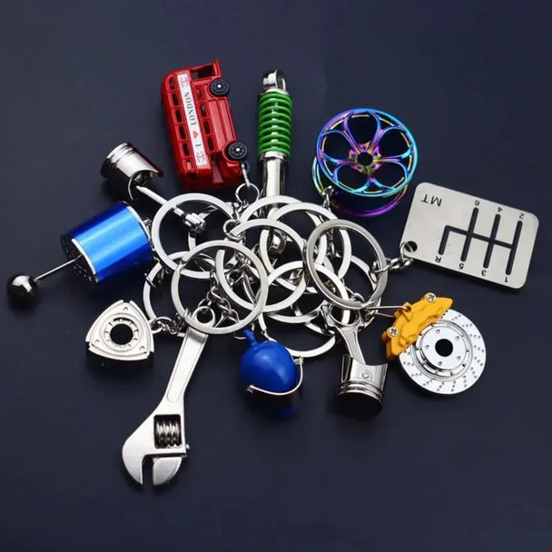 Mini Creative Wheel  Car Keychain