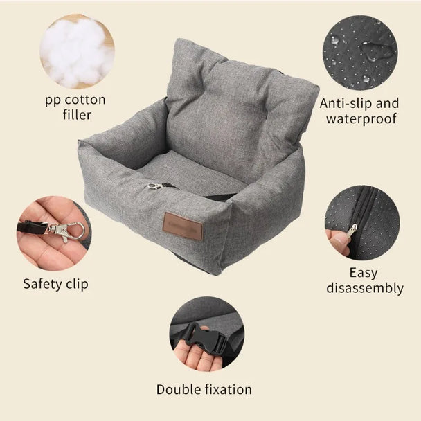 Pet Car Seat Bed | AutoMania