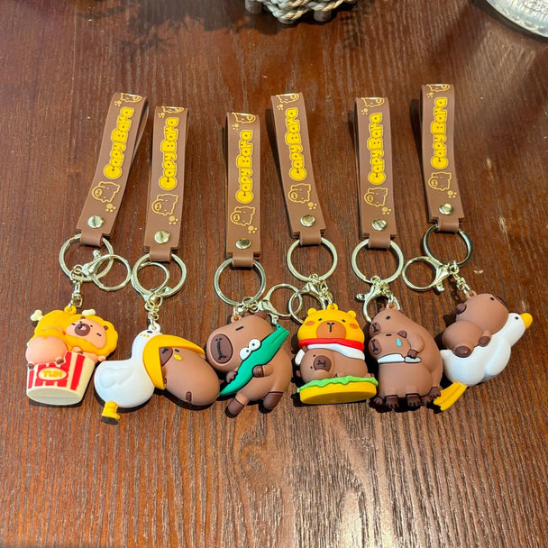 Cute Capybara Keychains For Car
