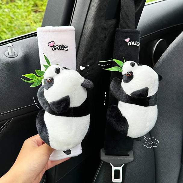 Cute Panda Car Seat Belt Shoulder Cover for Children