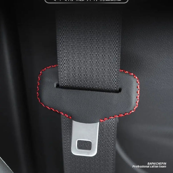 Leather Seat Belt Clip Cover