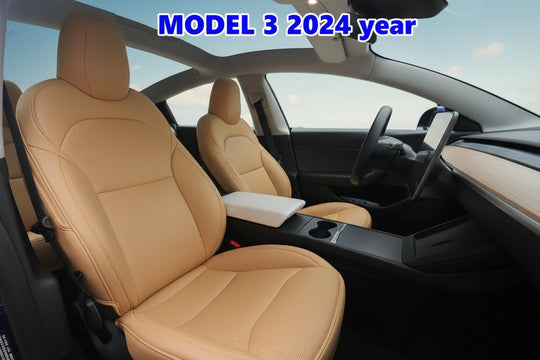 Car Seat Cover Beige Colour for Tesla