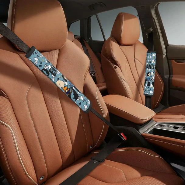 Snoopys Car Seat Belt Pads 2 PCS