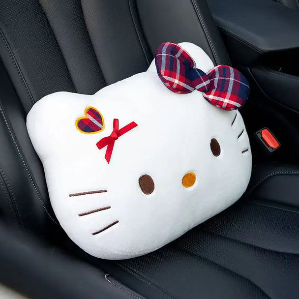 Hello Kitty car cushion, shoulder protection & seat belt
