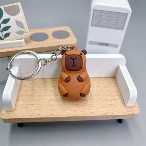 Cute Capybara Car Keychain