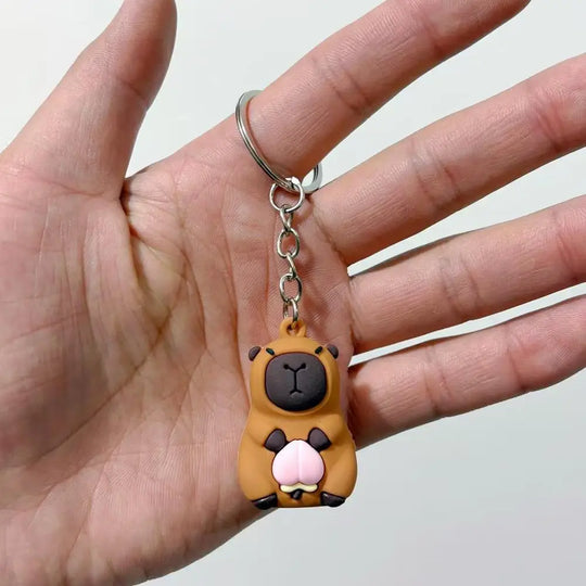 Cute Capybara Car Keychain