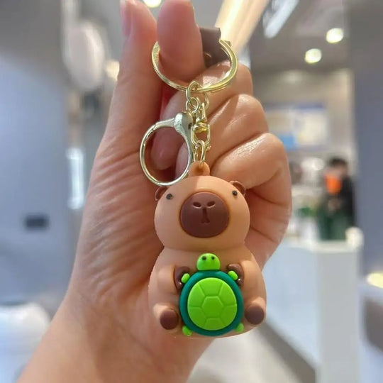 Cute Capybara Car Keychain
