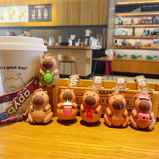 Cute Capybara Car Keychain Gifts