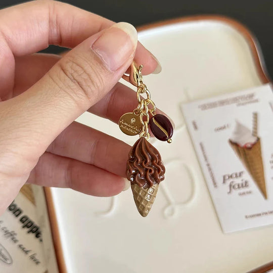 Food Toys Car Keychain Accessories Gift