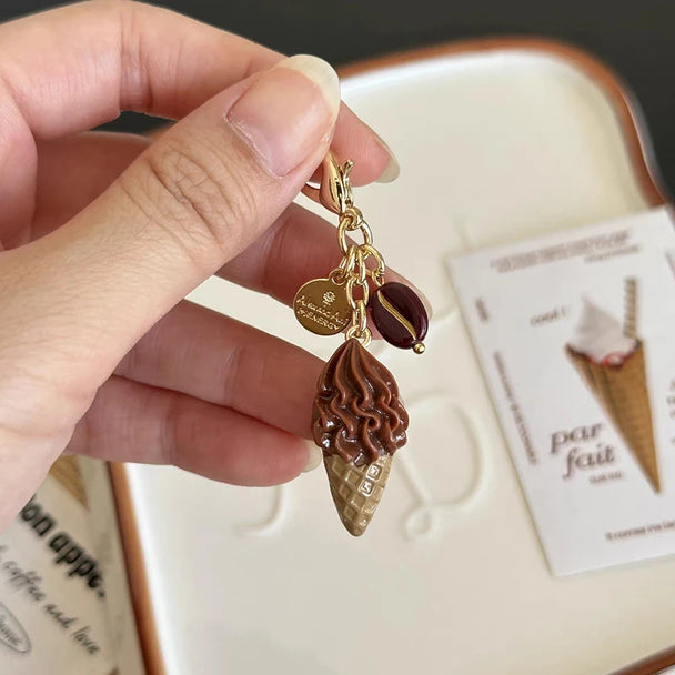 Food Toys Car Keychain Accessories Gift