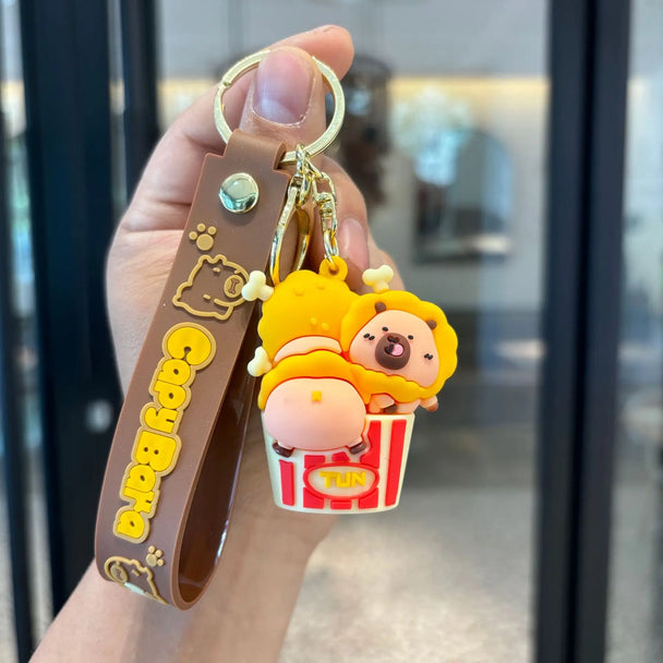 Cute Capybara Keychains For Car