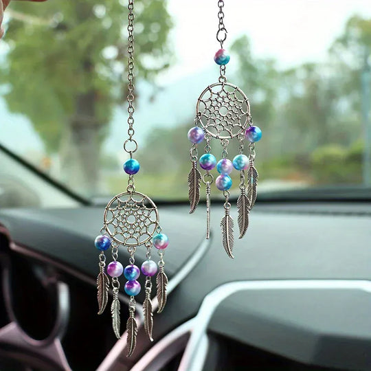 Boho Car Mirror Hanging Accessories