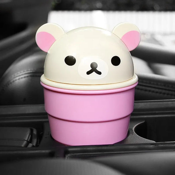cute car trash can