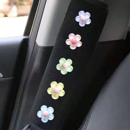 Flower Car Seat Belt Shoulder Cover