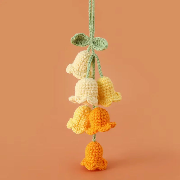 Crochet Flowers Hanging Crochet Car Accessories