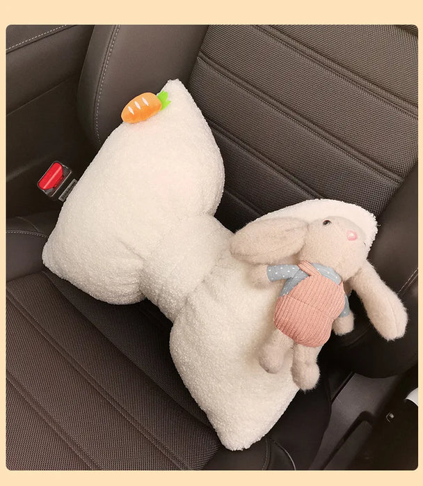 Rabbit Car Seat Belt Pads