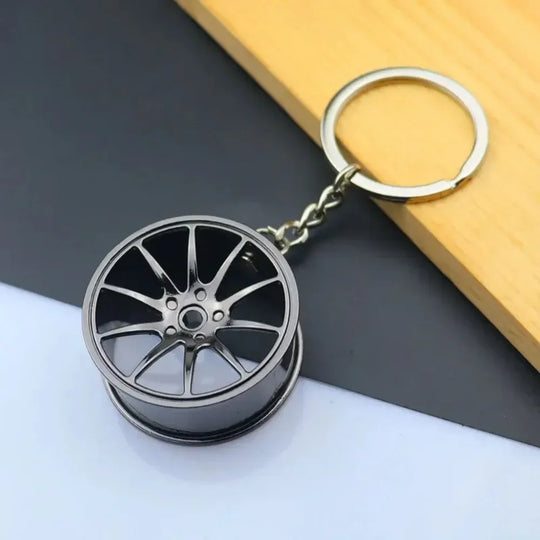 Mini Creative Wheel  Car Keychain