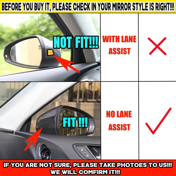 Car Mirror Cover for Audi