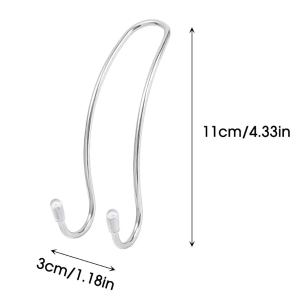 Car Seat Cover Metal Hooks - Premium Stainless Steel Organizer