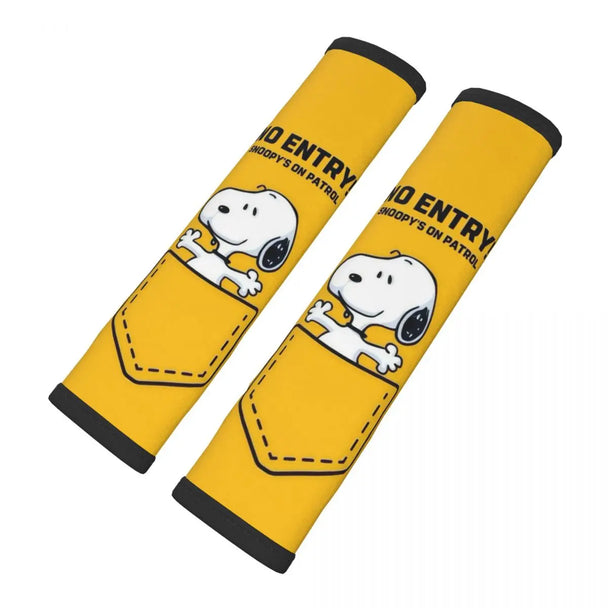Snoopys Car Seat Belt Pads 2 PCS