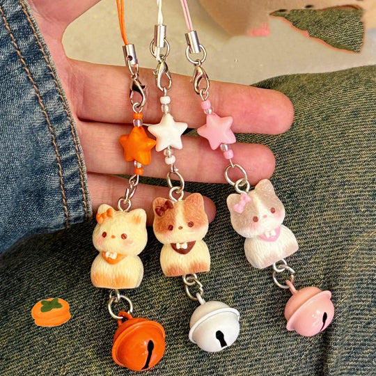 Cute Cat Keychain For Car