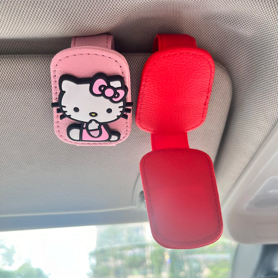 Hello Kitty Car Sunglasses Holder