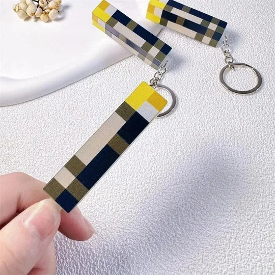 Mini Torch Light Car Keychain