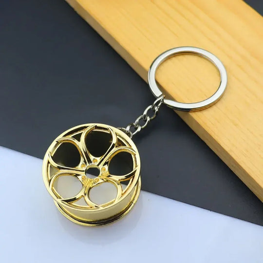 Mini Creative Wheel  Car Keychain