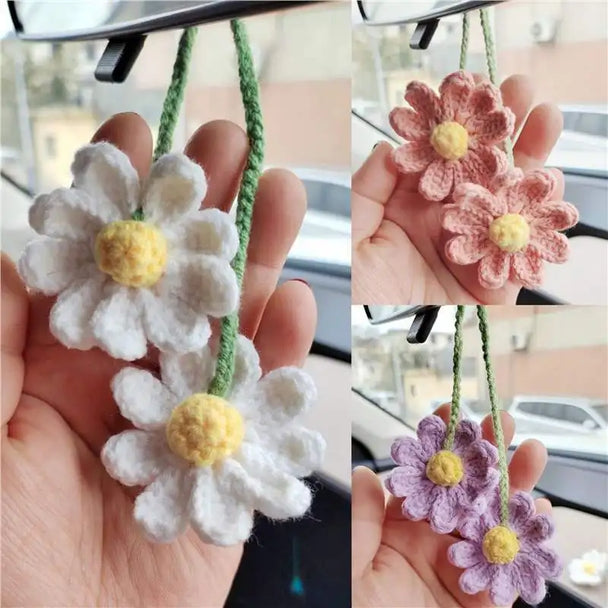 Hanging Daisy Flower Car Accessories